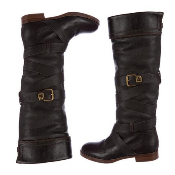 Chloe Prince Paddington Knee High Boots - Picture 1 of 7